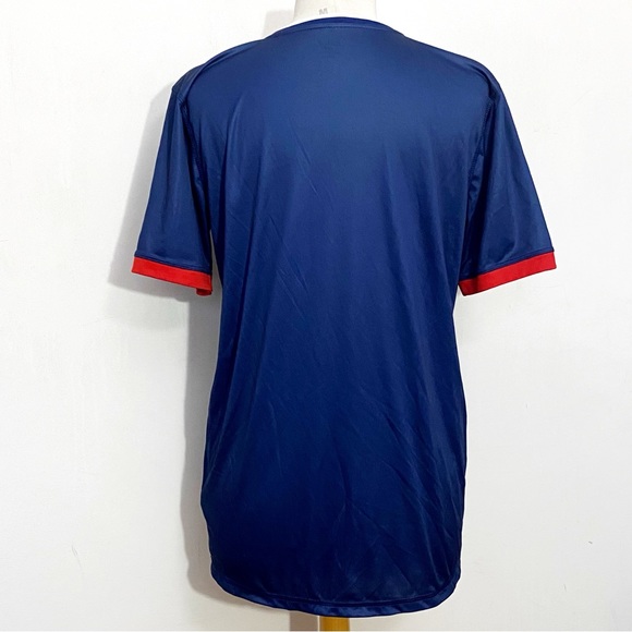 MITRE USA soccer jersey 2017 silky finish graphic has very little cracking top S - Picture 5 of 8